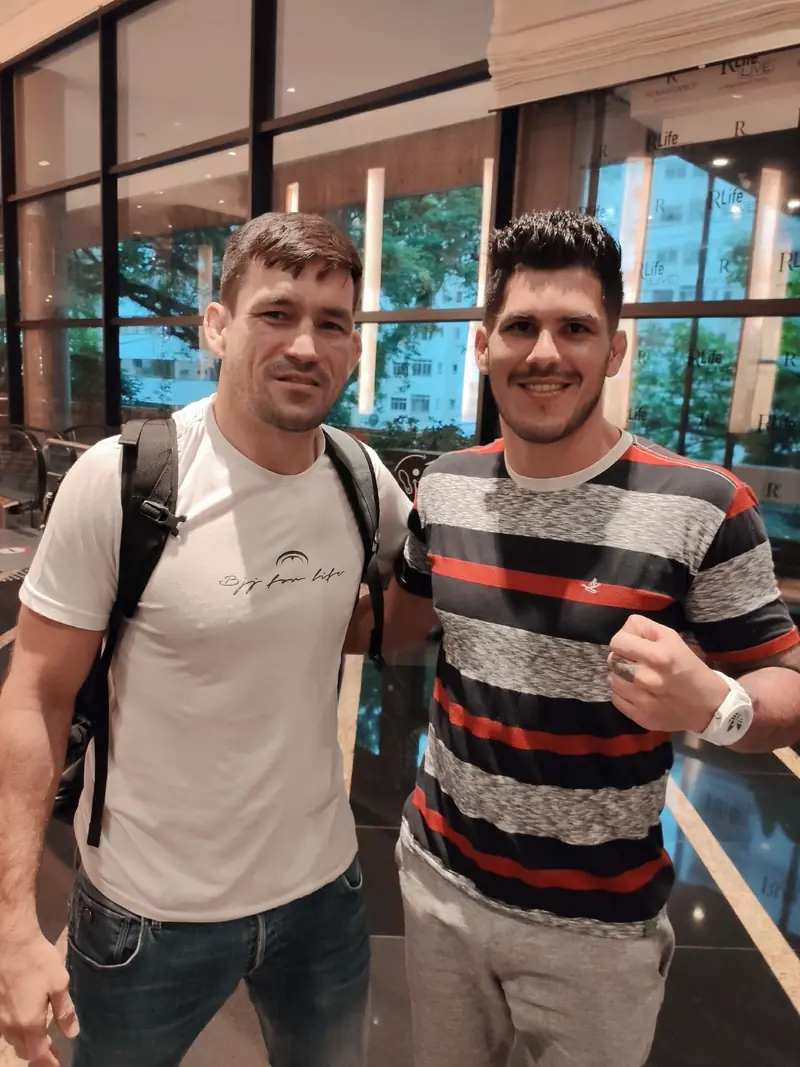 Kevem with a friend